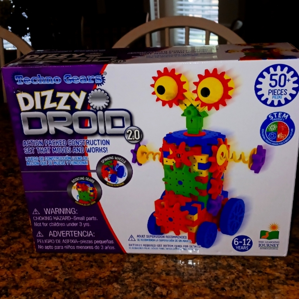 Dizzy Droid 2.0 - NWTColorful Kids Construction Toy
